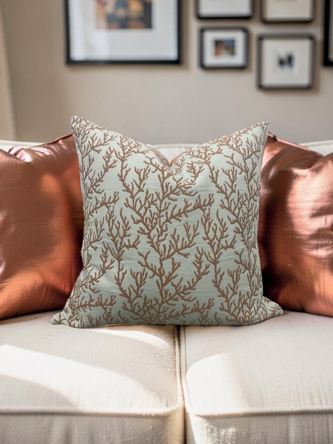 Pierre Frey Decorative Pillow Gorgone L5035 18x18" Knife Edge Cover
