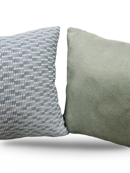 Pierre Frey Lumbar Pillow Ainhoa Lagon 12x18" Knife Edge Cover