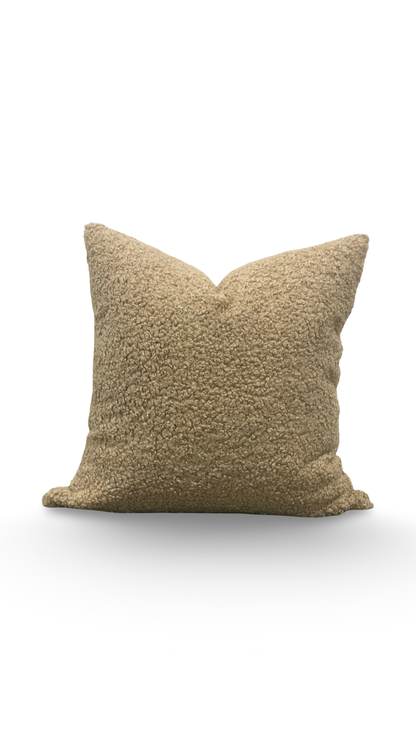 Decorative Pillow Fluffy Latte 22x22" Knife Edge Cover