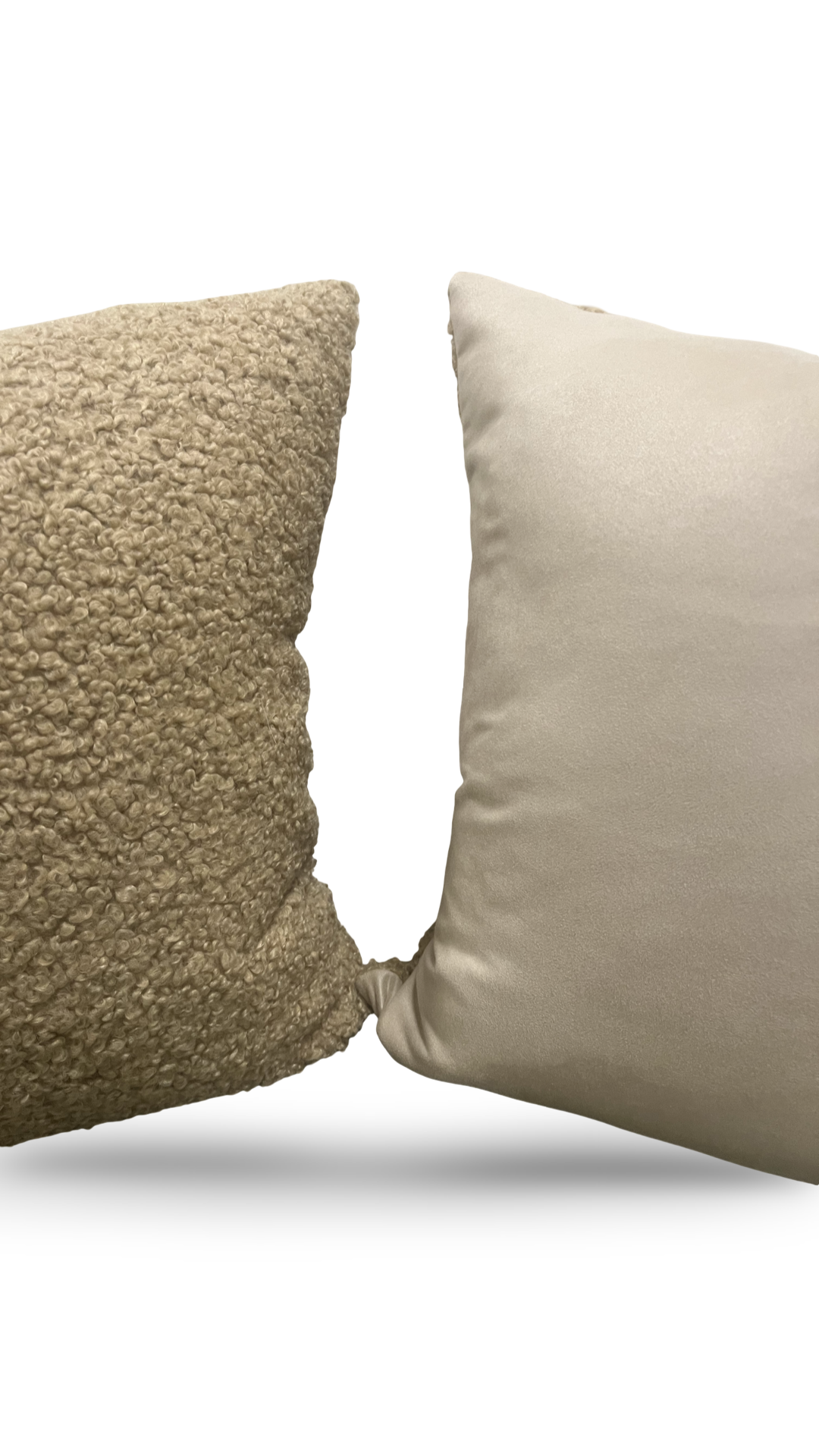 Decorative Pillow Fluffy Latte 22x22" Knife Edge Cover