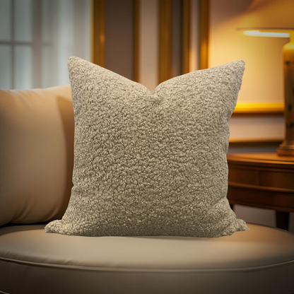 Decorative Pillow Fluffy Latte 22x22" Knife Edge Cover