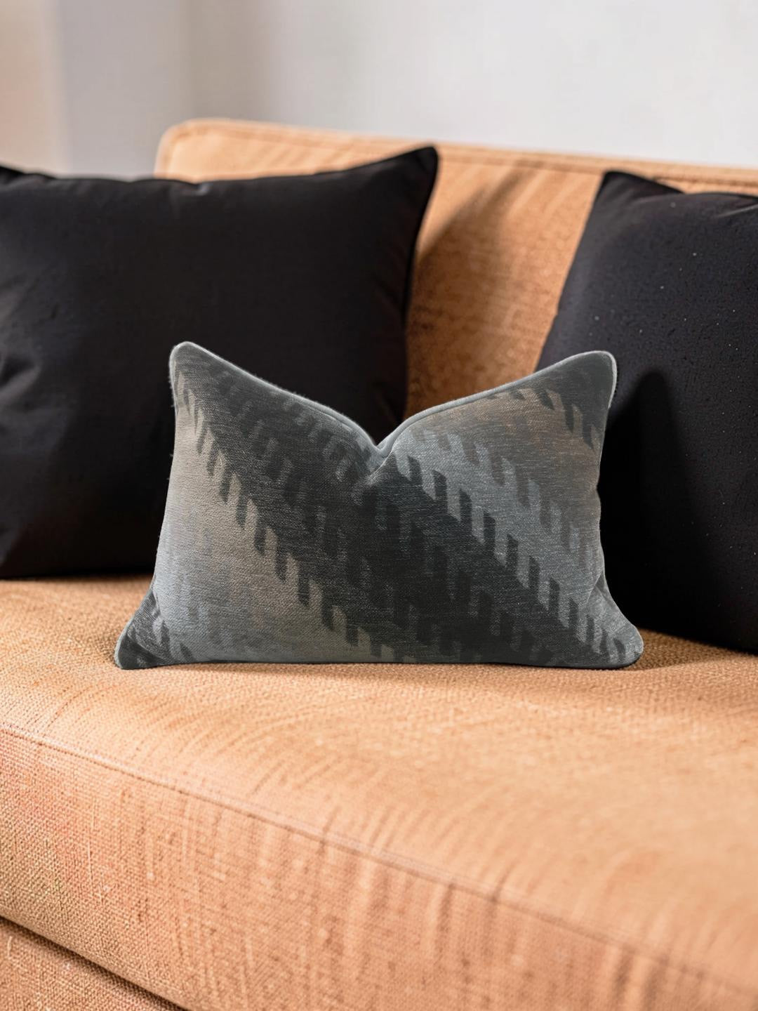 Lumbar Pillow Bryce Stone 12x18" Knife Edge Cover