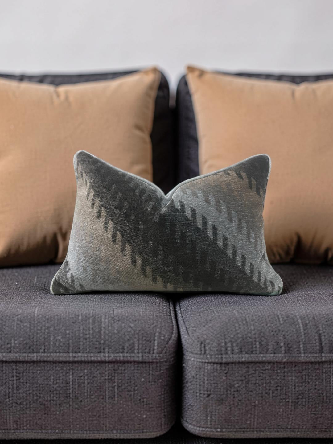 Lumbar Pillow Bryce Stone 12x18" Knife Edge Cover