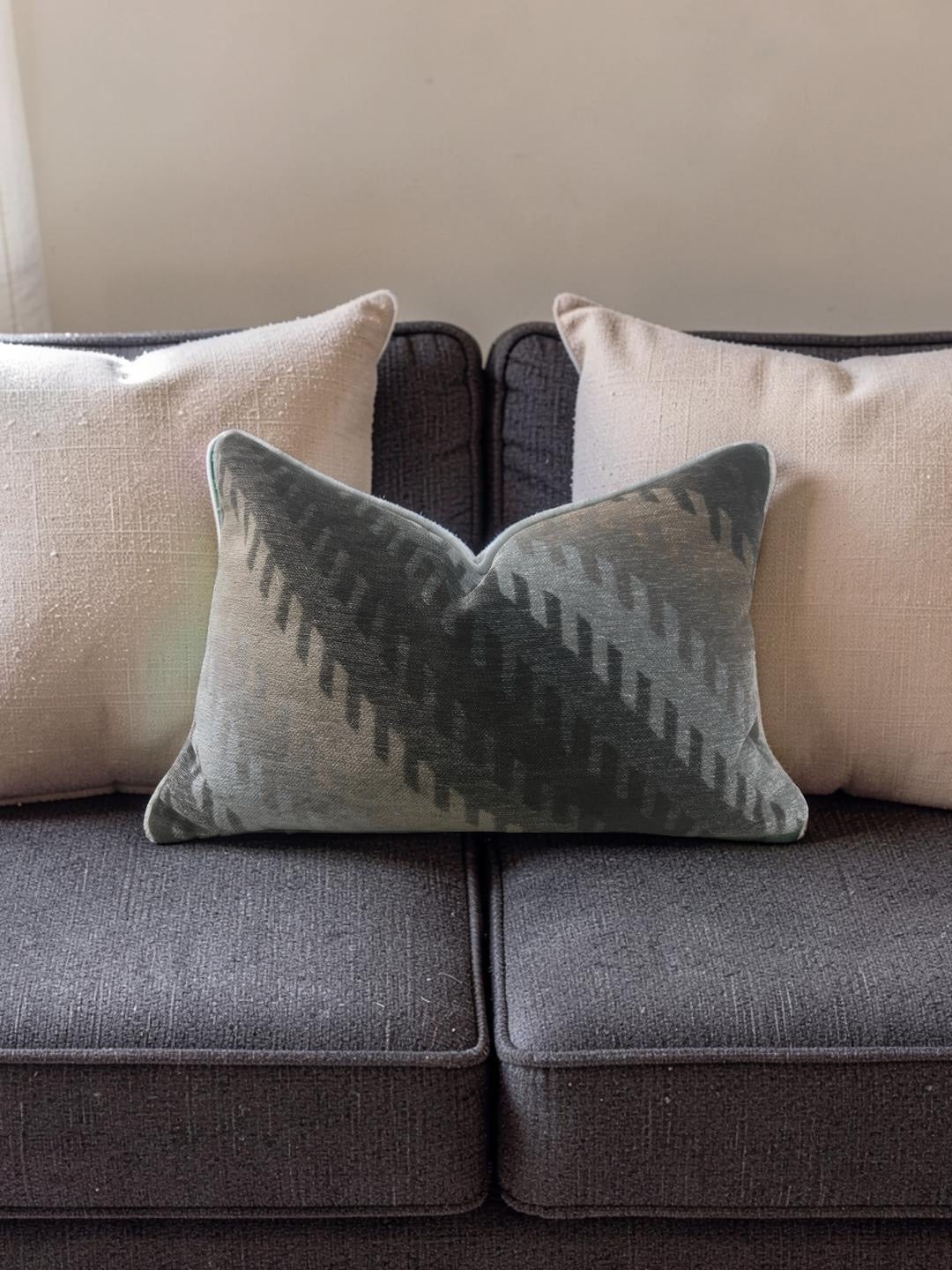Lumbar Pillow Bryce Stone 12x18" Knife Edge Cover