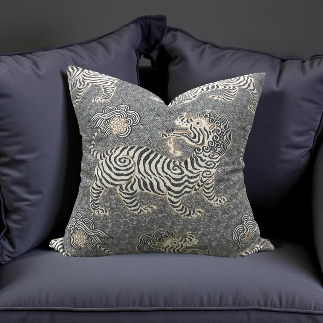 Decorative Pillow Katsumi Onyx 22x22" Knife Edge Cover