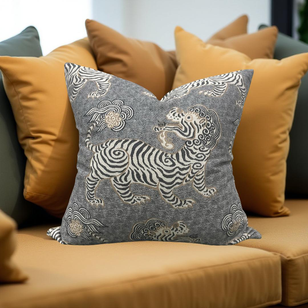 Decorative Pillow Katsumi Onyx 22x22" Knife Edge Cover