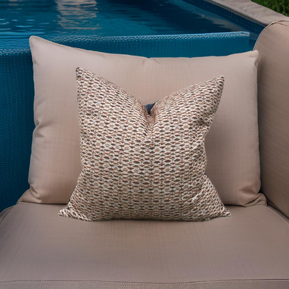 Serene Denim 20x20" Knife Edge Decorative Pillow