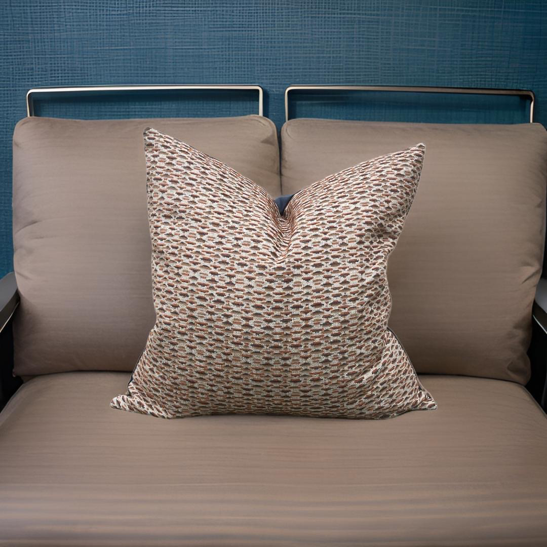 Serene Denim 20x20" Knife Edge Decorative Pillow