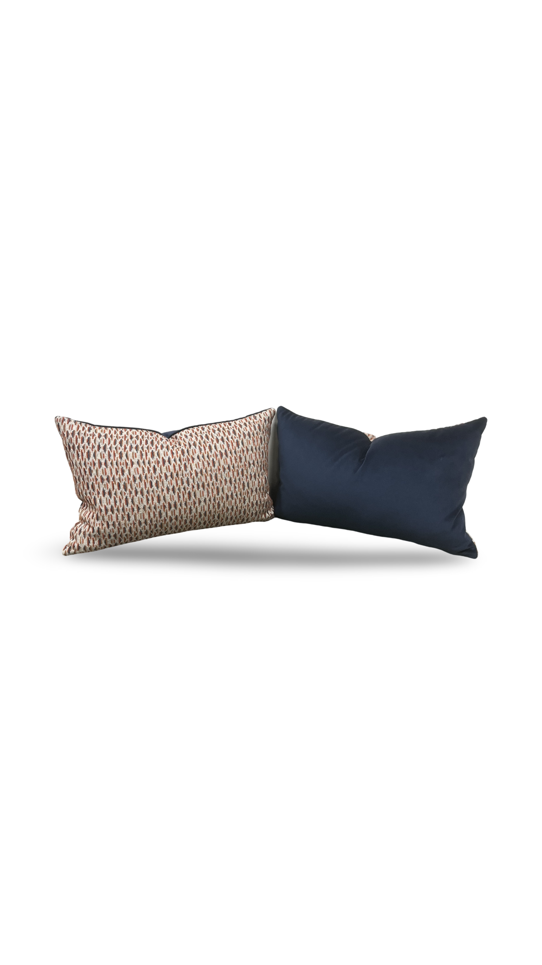 Serene Denim 12x18" Knife Edge Decorative Pillow