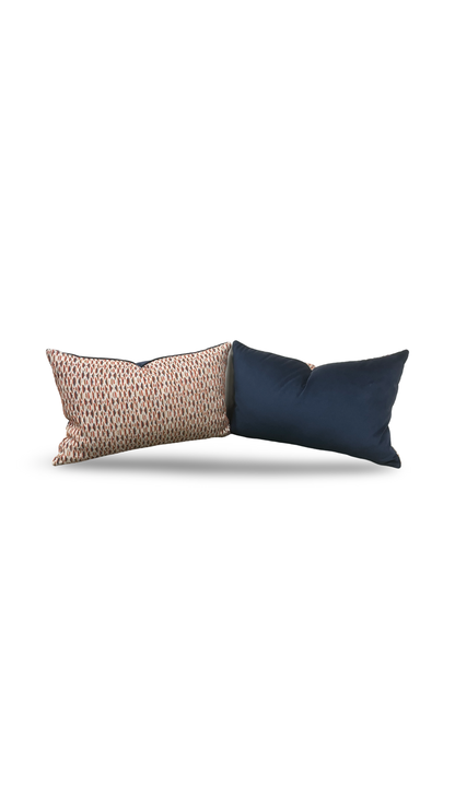 Serene Denim 12x18" Knife Edge Decorative Pillow