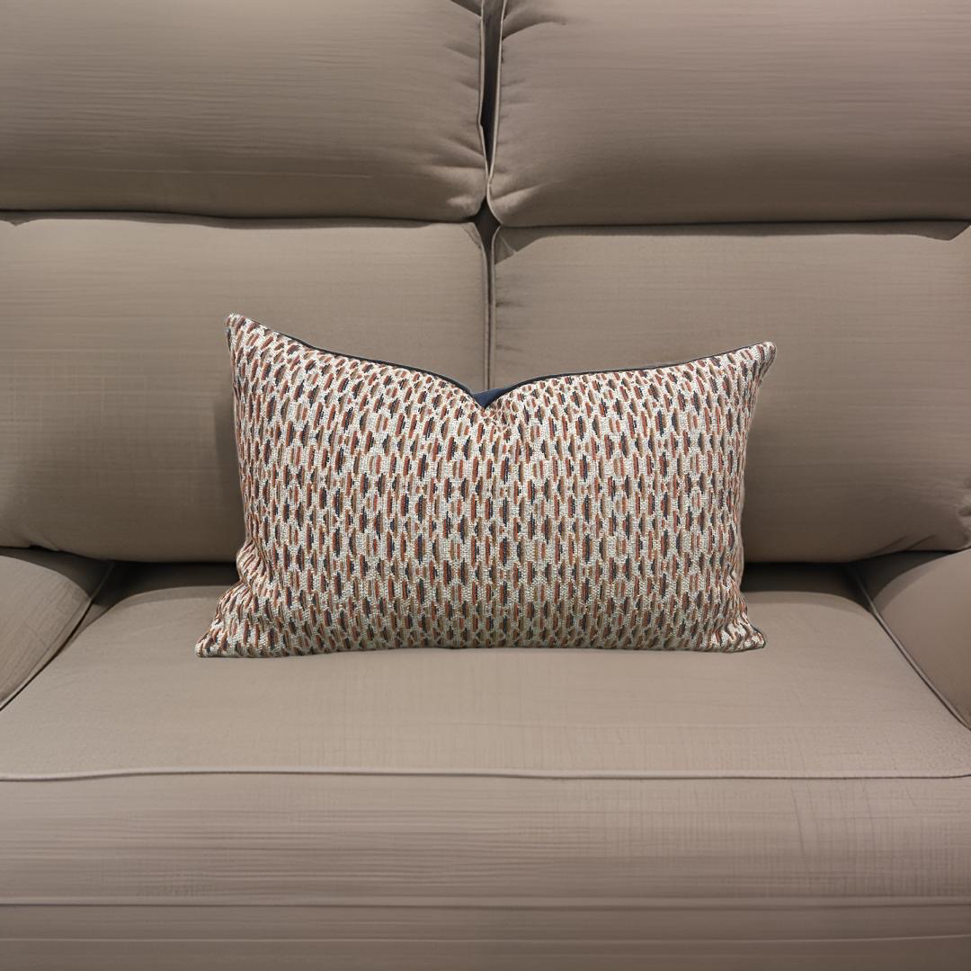 Serene Denim 12x18" Knife Edge Decorative Pillow