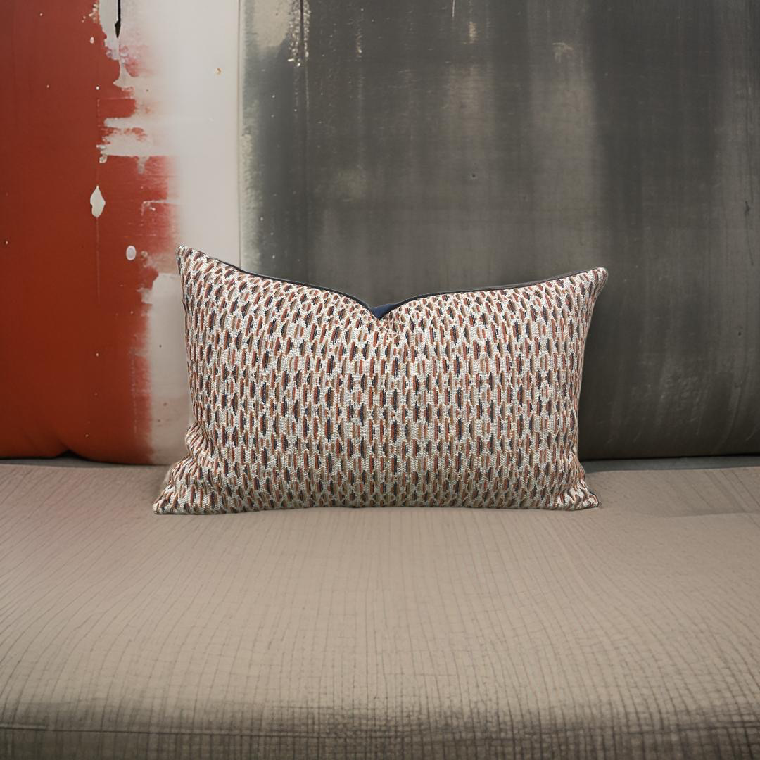 Serene Denim 12x18" Knife Edge Decorative Pillow