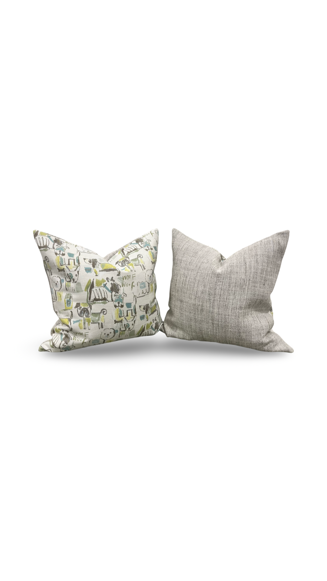Puppy Love Capri 22x22" Knife Edge Decorative Pillow