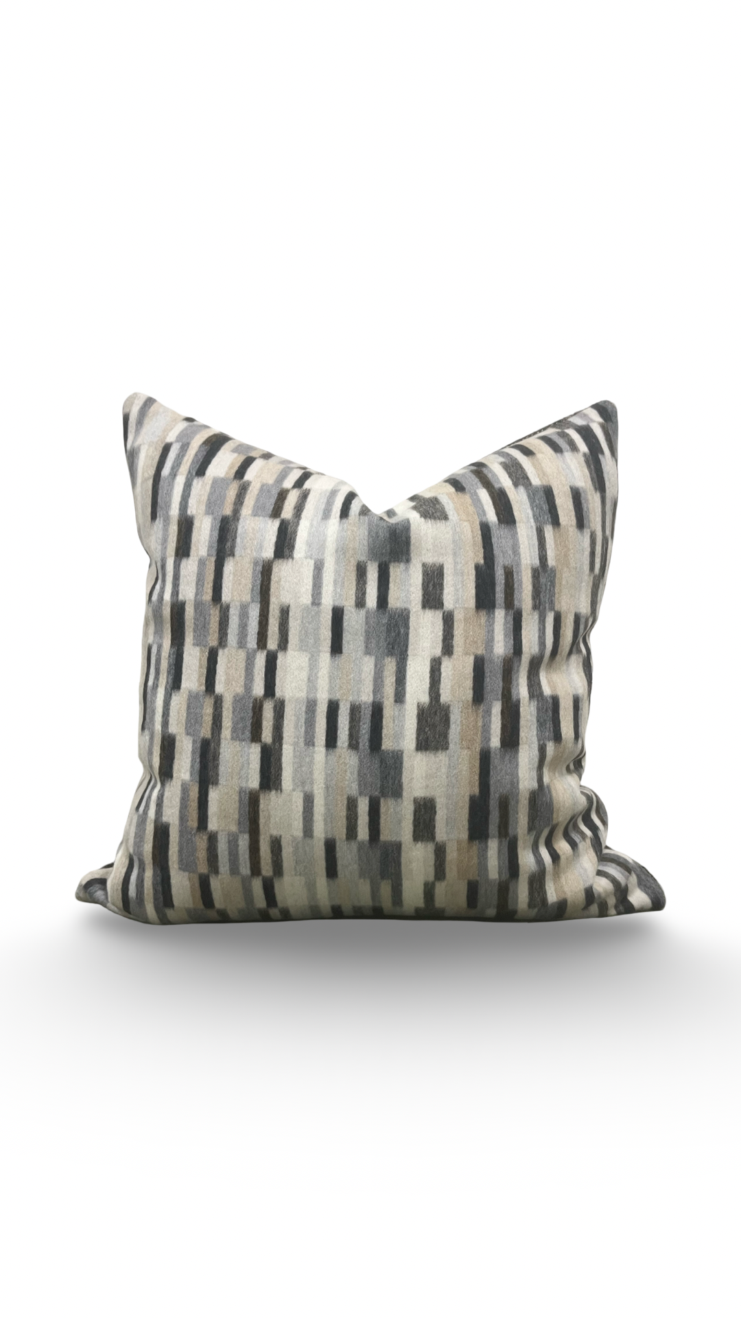 Decorative Pillow Anni Raw Fleece 20x20" Knife Edge Cover