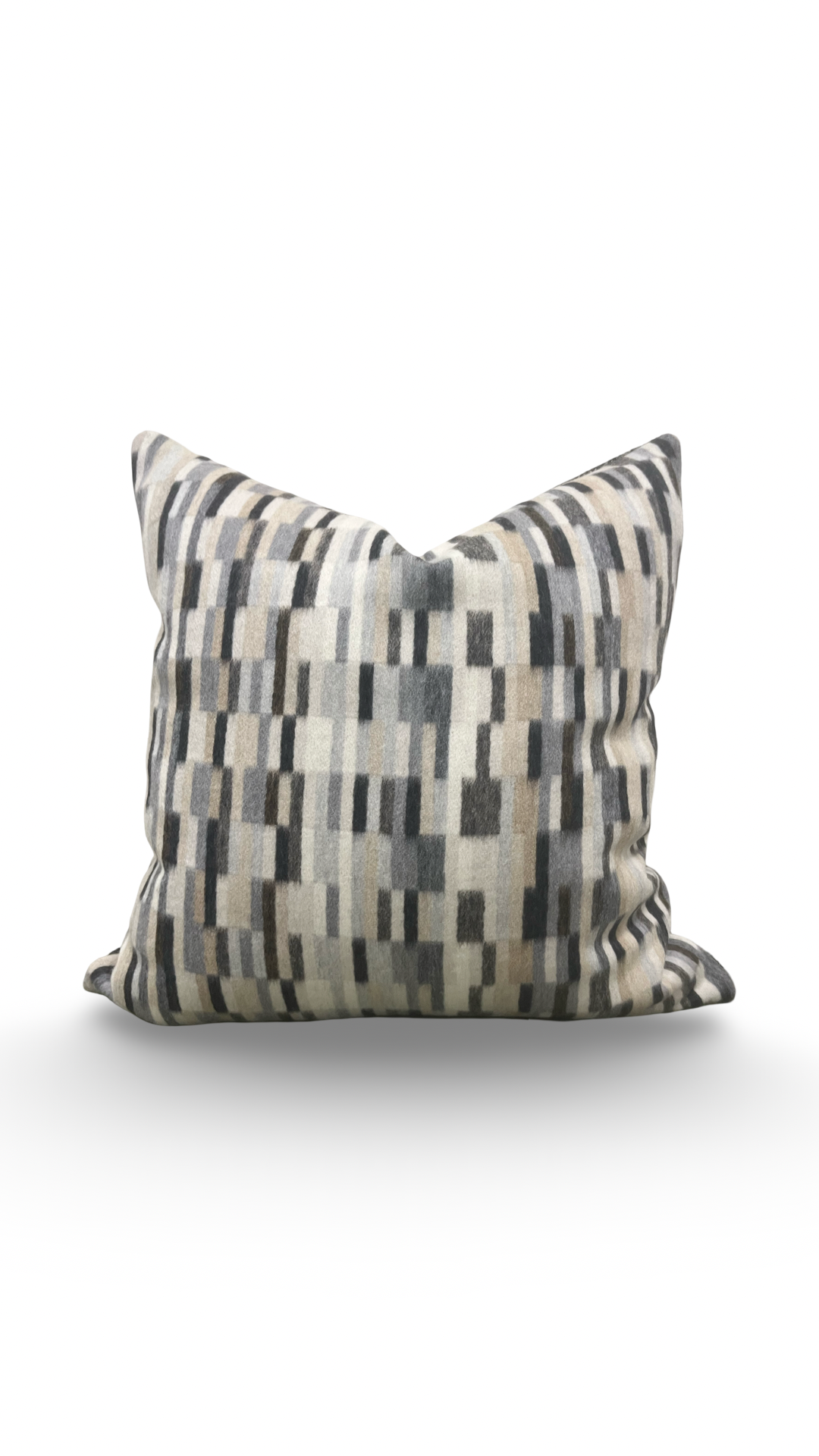 Decorative Pillow Anni Raw Fleece 20x20" Knife Edge Cover