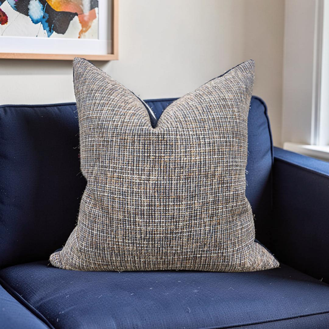 Decorative Pillow Tel Aviv Blue Flame 22x22" Knife Edge Cover