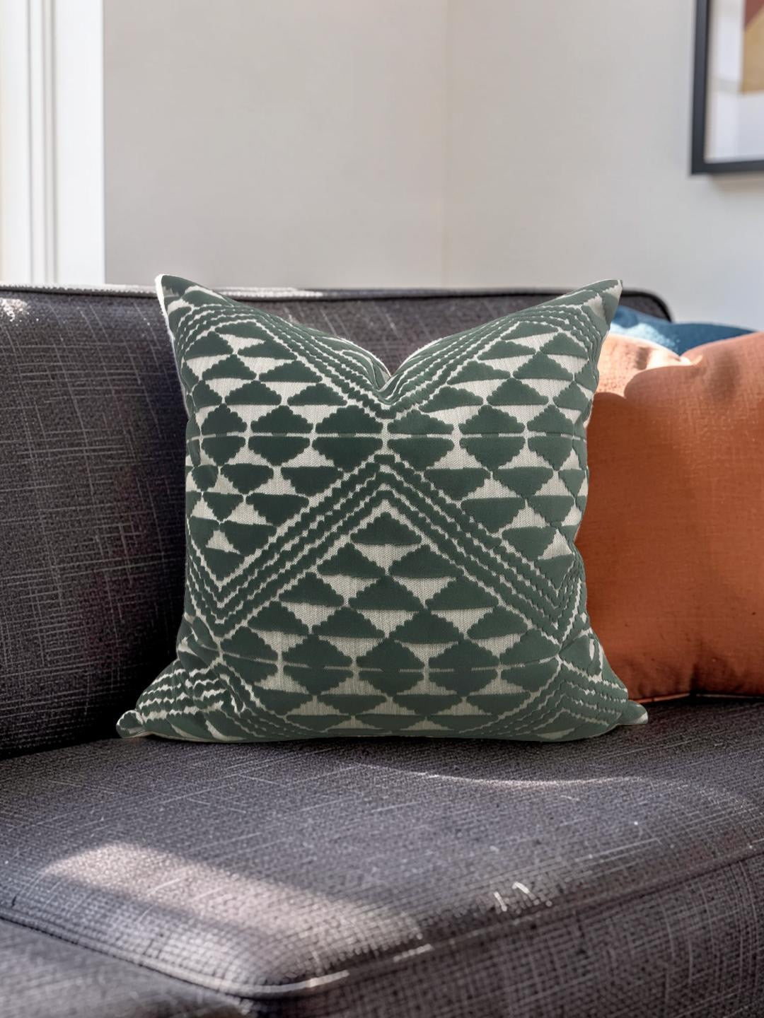 Pollack Fabric Decorative Pillow Andalusia Hillside 20x20" Knife Edge Cover