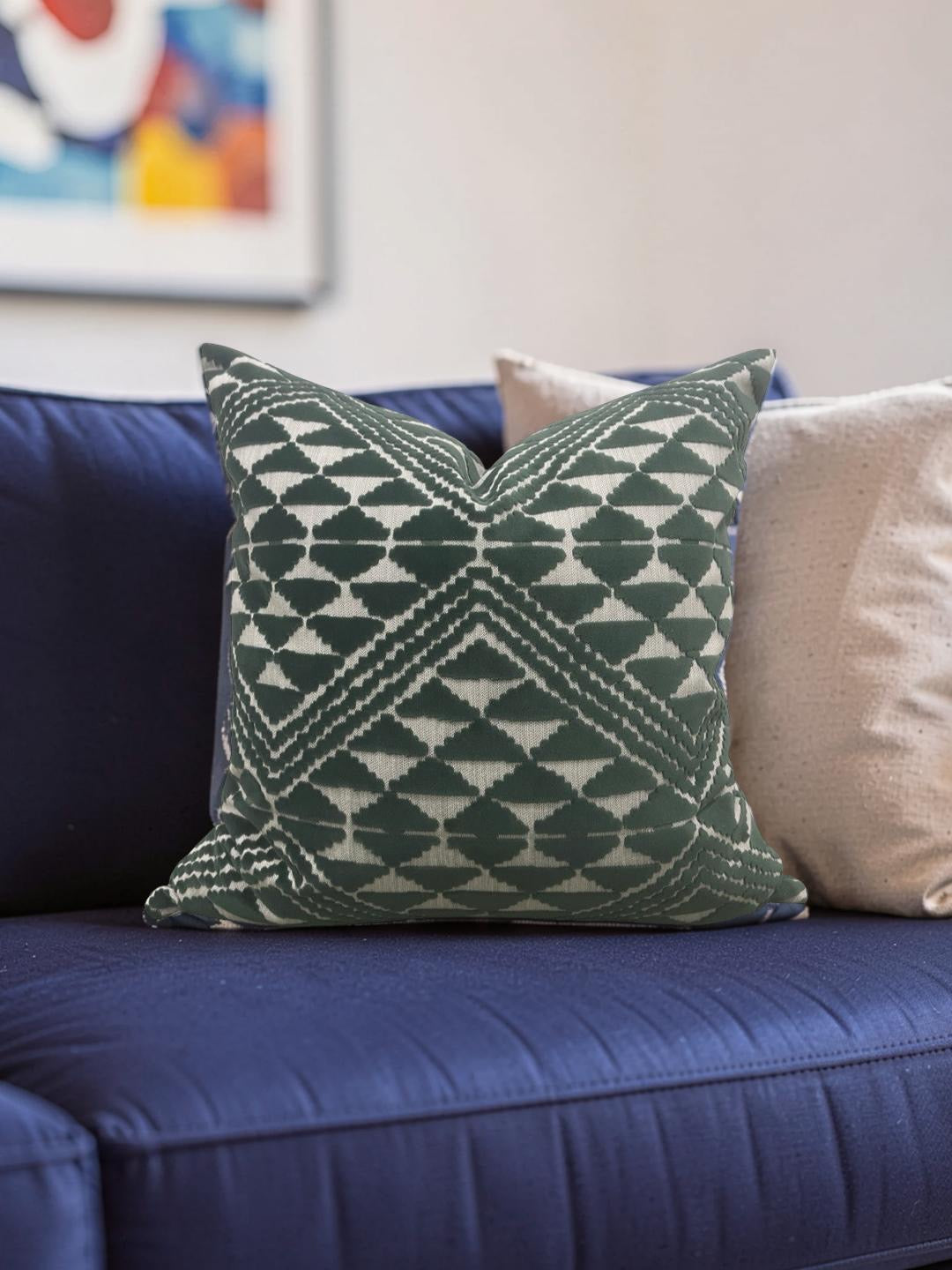 Pollack Fabric Decorative Pillow Andalusia Hillside 20x20" Knife Edge Cover