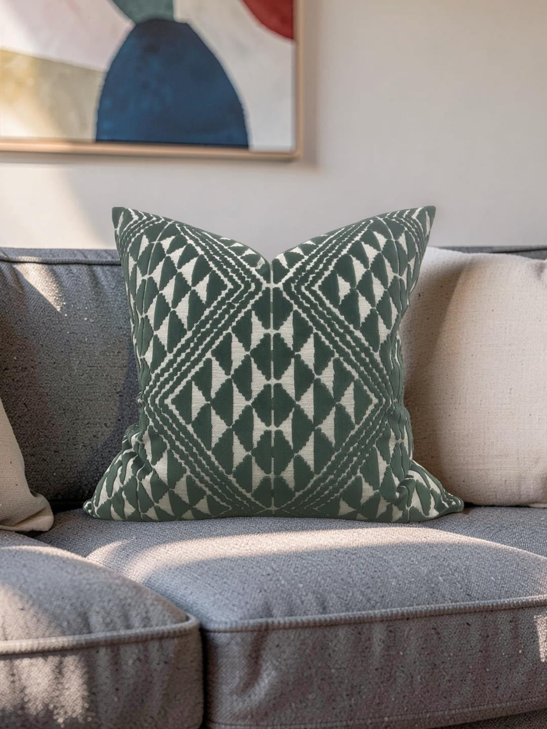 Pollack Decorative Pillow Andalusia Hillside 22x22" Knife Edge Cover