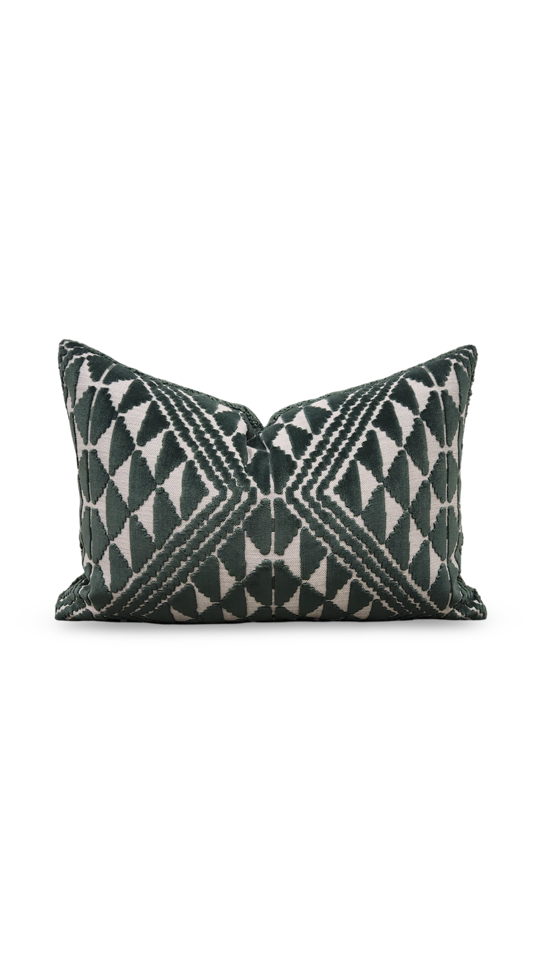 Pollack Lumbar Pillow Andalusia Hillside 12x18" Knife Edge Cover