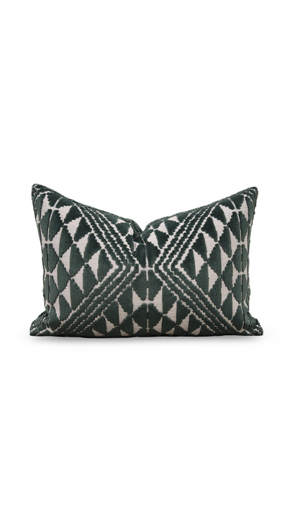 Pollack Lumbar Pillow Andalusia Hillside 12x18" Knife Edge Cover