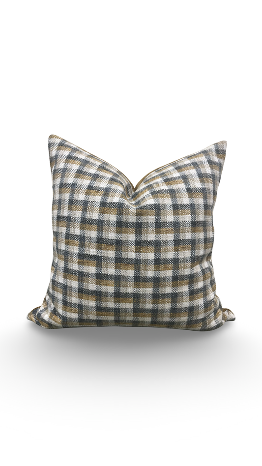 Designer Fabric Chattanooga Bedrock 22x22" Knife Edge Decorative Throw Pillow