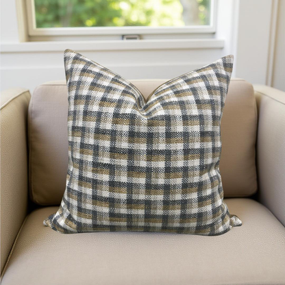 Designer Fabric Chattanooga Bedrock 22x22" Knife Edge Decorative Throw Pillow