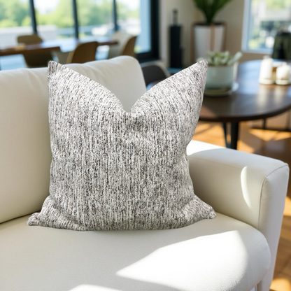 Coco Chenille Doe 22x22" Knife Edge Decorative Throw Pillow