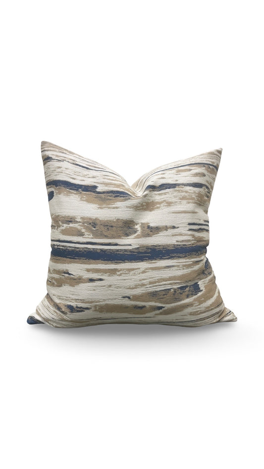 Pollack Decorative Pillow Topography Surf 20x20" Knife Edge Cover