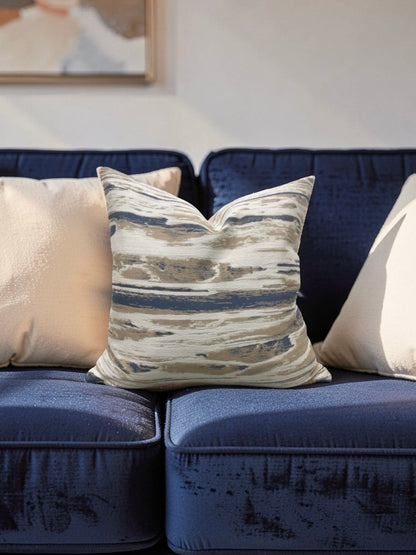 Pollack Decorative Pillow Topography Surf 20x20" Knife Edge Cover