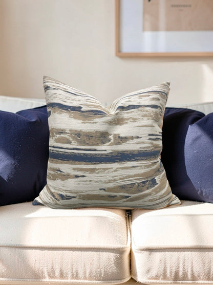 Pollack Decorative Pillow Topography Surf 20x20" Knife Edge Cover