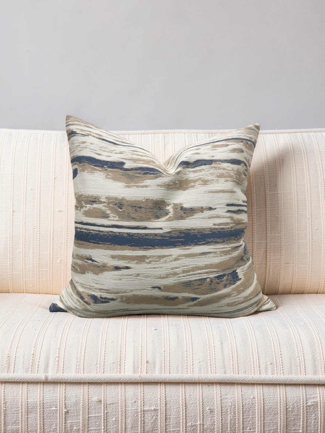 Pollack Decorative Pillow Topography Surf 20x20" Knife Edge Cover