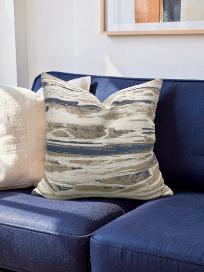 Pollack Decorative Pillow Topography Surf 20x20" Knife Edge Cover