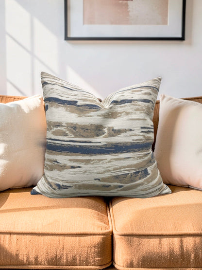 Pollack Decorative Pillow Topography Surf 20x20" Knife Edge Cover