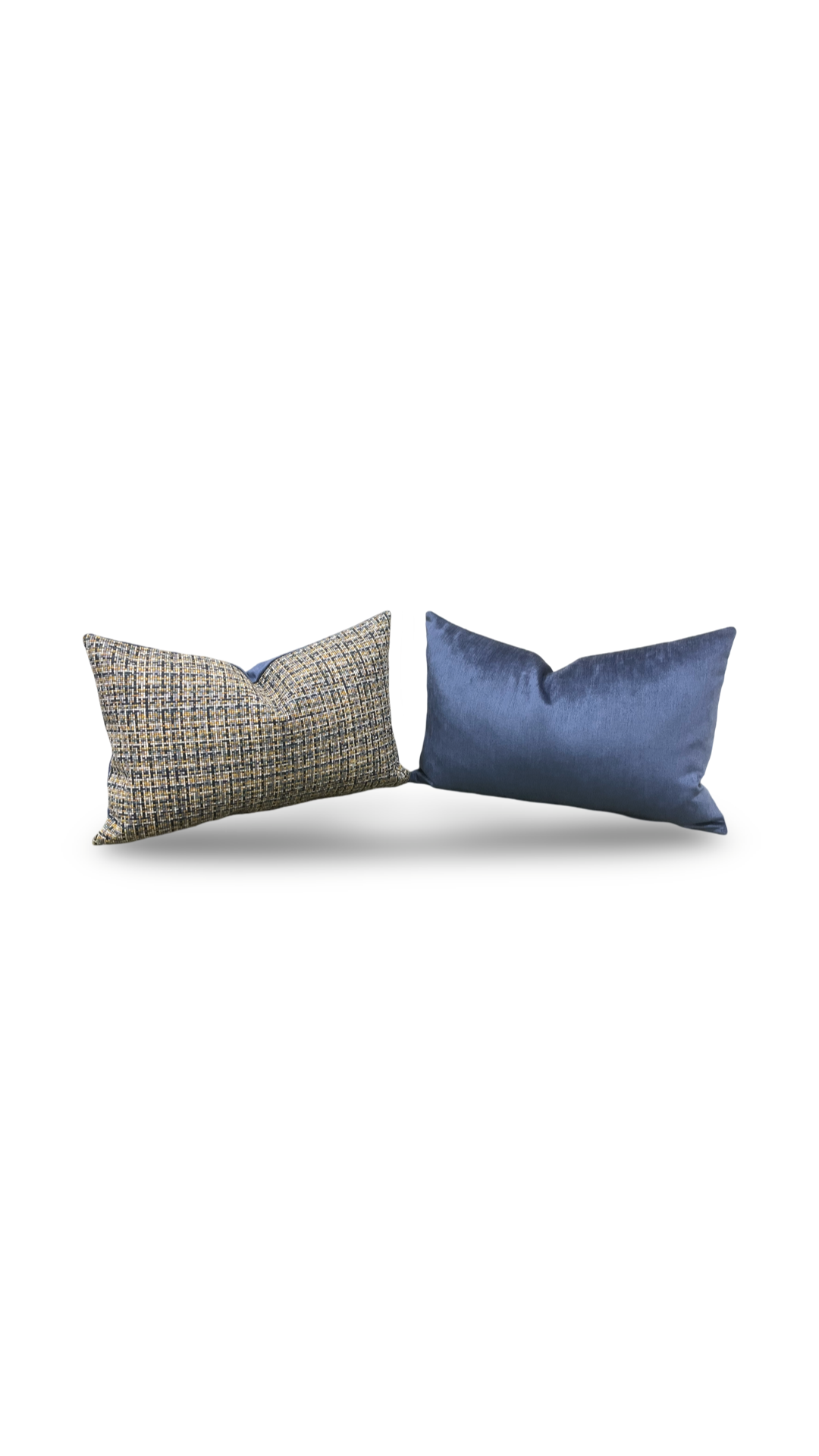 Tokyo Iris 12X18" Knife Edge Decorative Lumbar Pillow