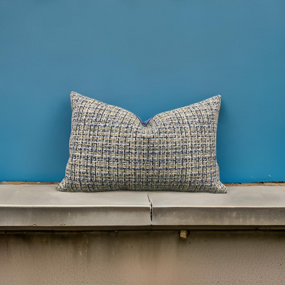 Tokyo Iris 12X18" Knife Edge Decorative Lumbar Pillow