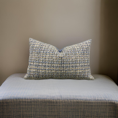 Tokyo Iris 12X18" Knife Edge Decorative Lumbar Pillow