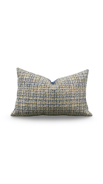 Tokyo Iris 12X18" Knife Edge Decorative Lumbar Pillow