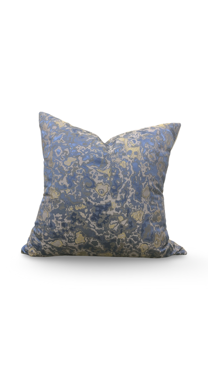 Designer Fabric Raphael African Violet 22x22" Knife Edge Decorative Throw Pillow