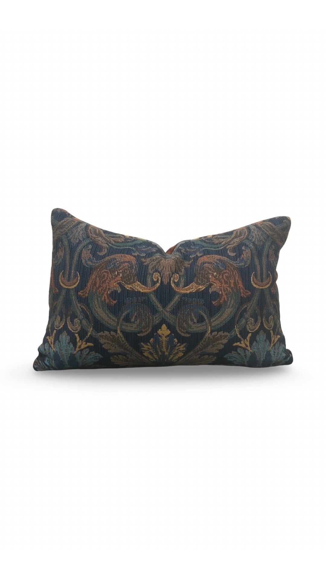 Prelle Lumbar Pillow Noir Saturne 12x18" Knife Edge Cover