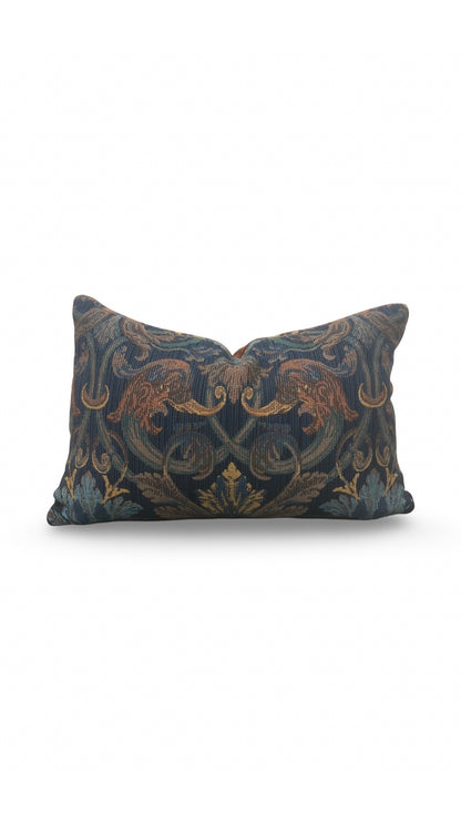 Prelle Lumbar Pillow Noir Saturne 12x18" Knife Edge Cover