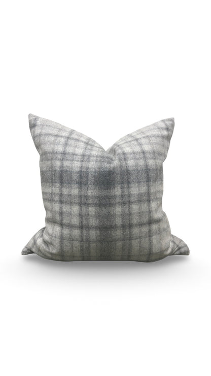 Plaid Decorative Pillow Bronte Stately 20x20" Knife Edge Cover