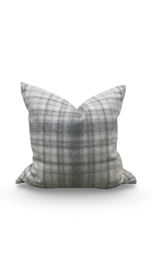 Plaid Decorative Pillow Bronte Stately 20x20" Knife Edge Cover