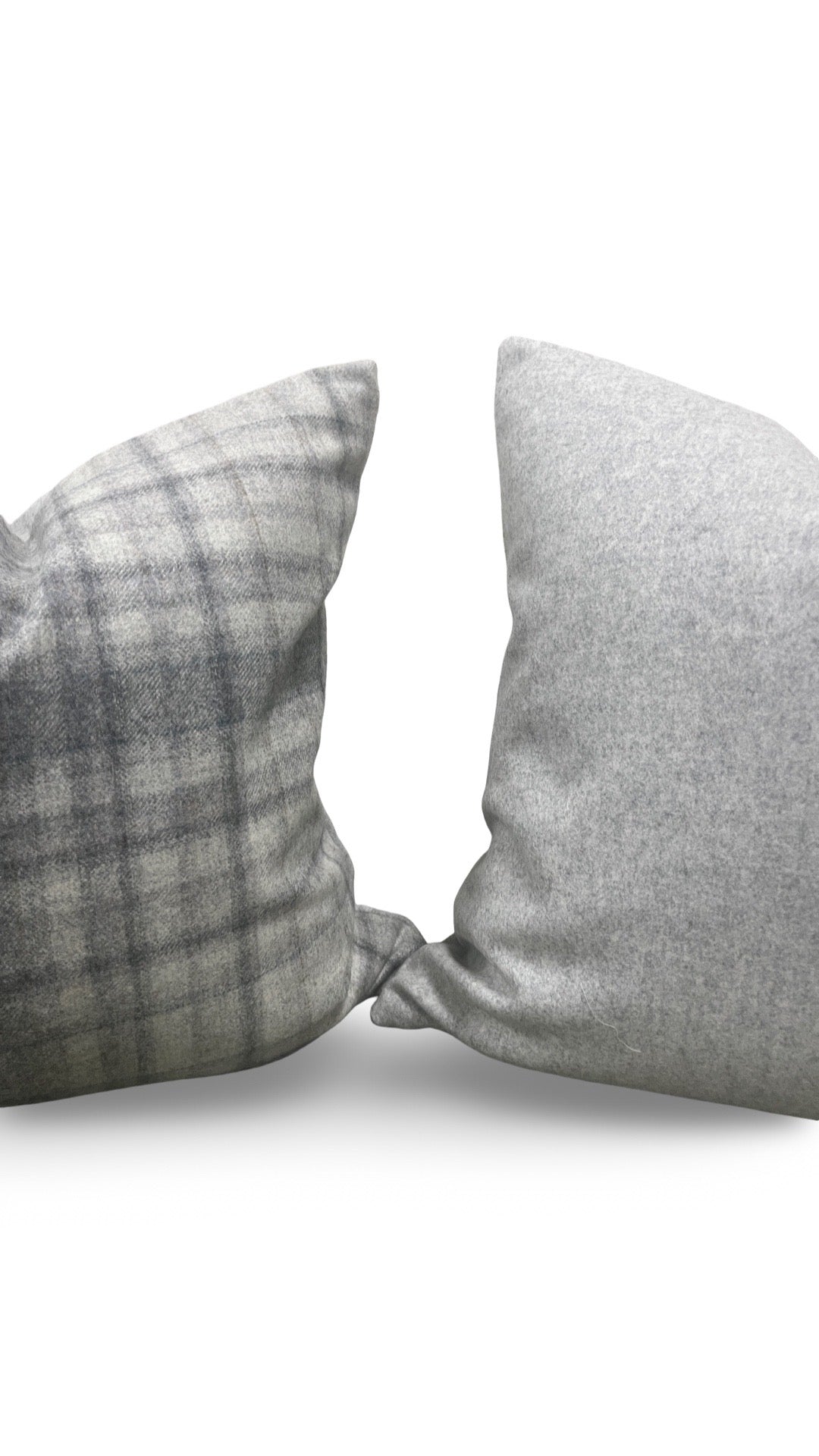Plaid Decorative Pillow Bronte Stately 20x20" Knife Edge Cover