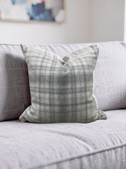 Plaid Decorative Pillow Bronte Stately 20x20" Knife Edge Cover