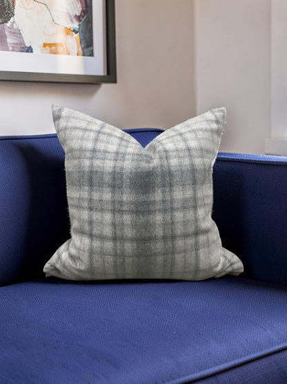 Plaid Decorative Pillow Bronte Stately 20x20" Knife Edge Cover
