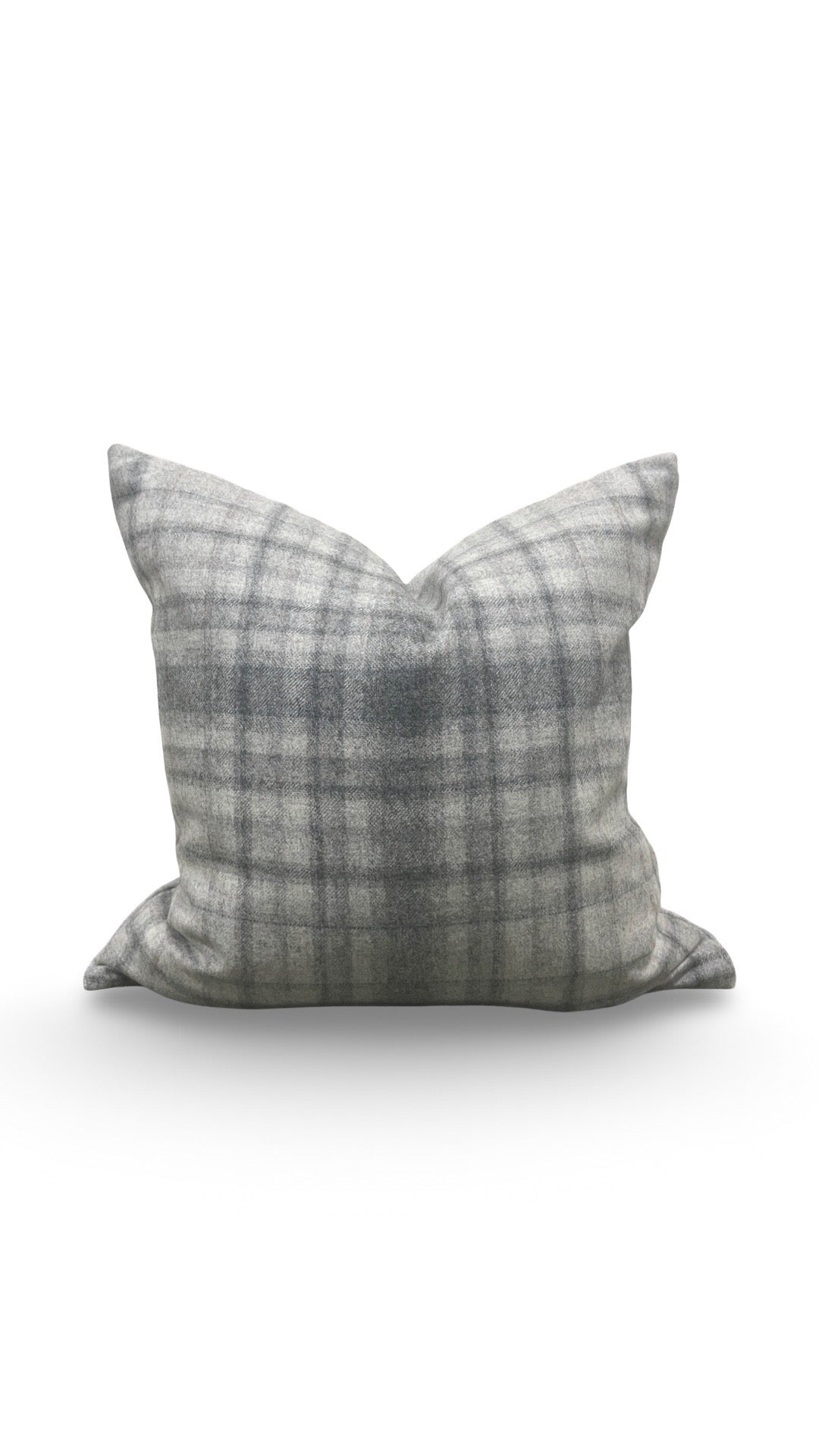 Plaid Decorative Pillow Bronte Stately 20x20" Knife Edge Cover