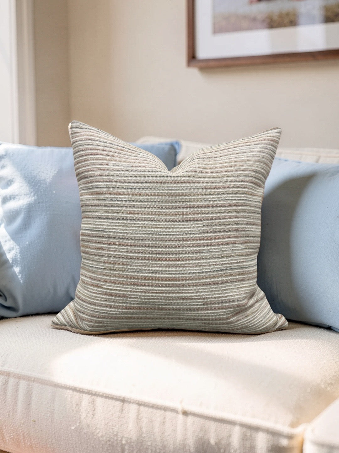 Rogers & Goffigon Decorative Pillow Dhurrie Fiesta 20x20" Knife Edge Cover