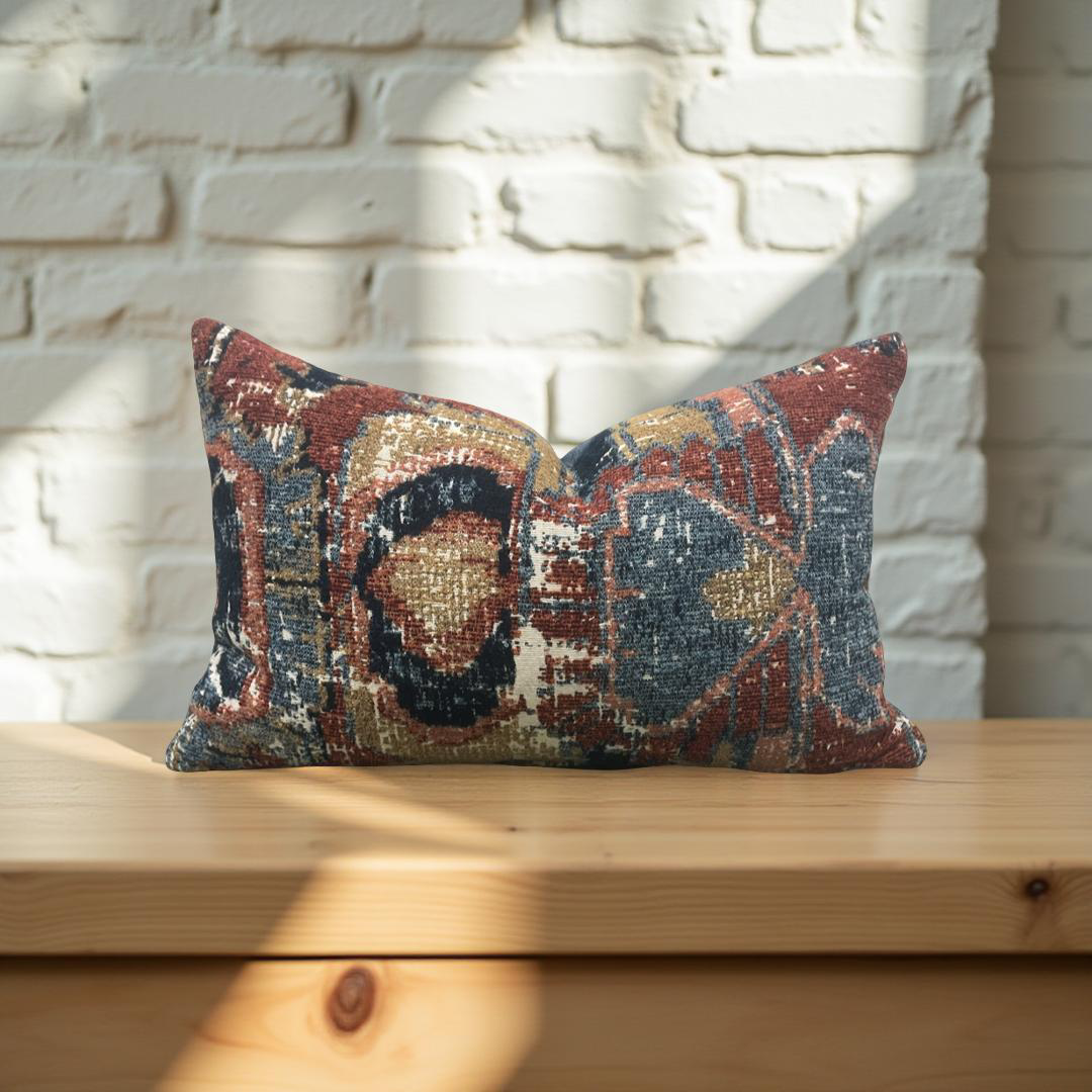 Old Taggington Jasper 12X18" Knife Edge Decorative Lumbar Pillow