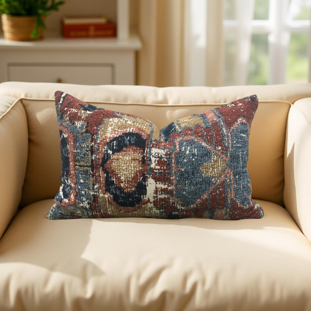 Old Taggington Jasper 12X18" Knife Edge Decorative Lumbar Pillow